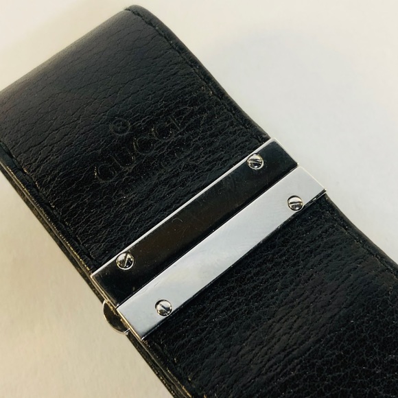authentic GUCCI Leather Cuff BRACELET watch - Picture 5 of 8